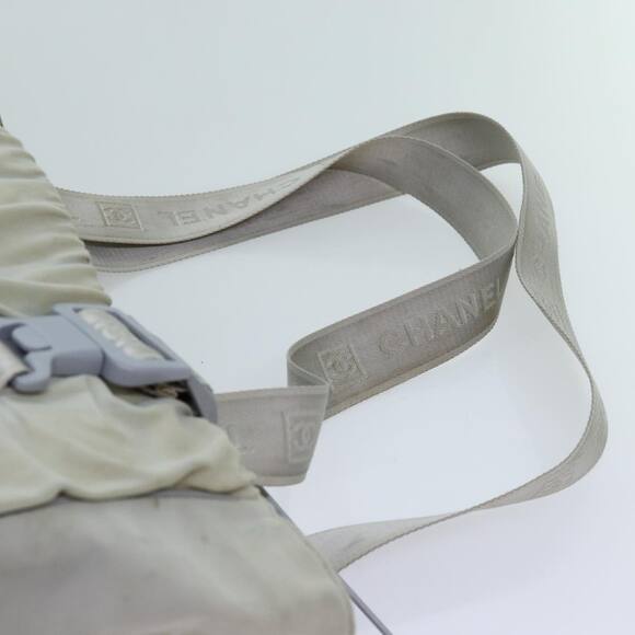 CHANEL Sports Line Tote Bag Canvas Gray CC - Picture 14 of 16